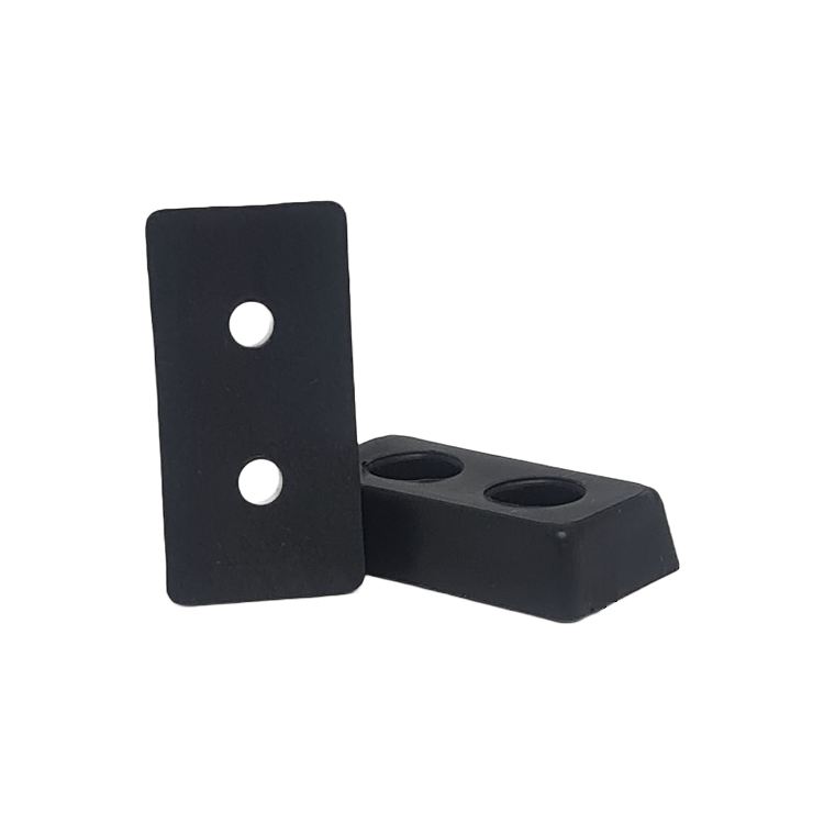 Plastic Buffer Pads - L = 36 MM; B = 18.4 MM; H = 8.2 MM (available in black & white Color)